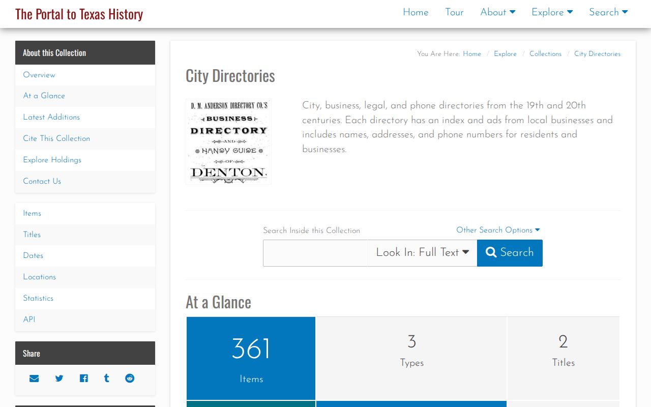 Kerrville city directory collection search at UNT Portal to Texas History
