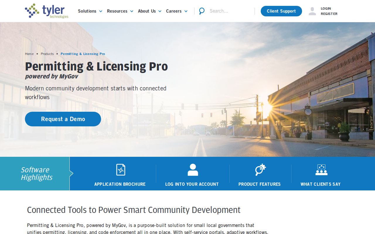 Kerrville street directory MyGovernmentOnline portal